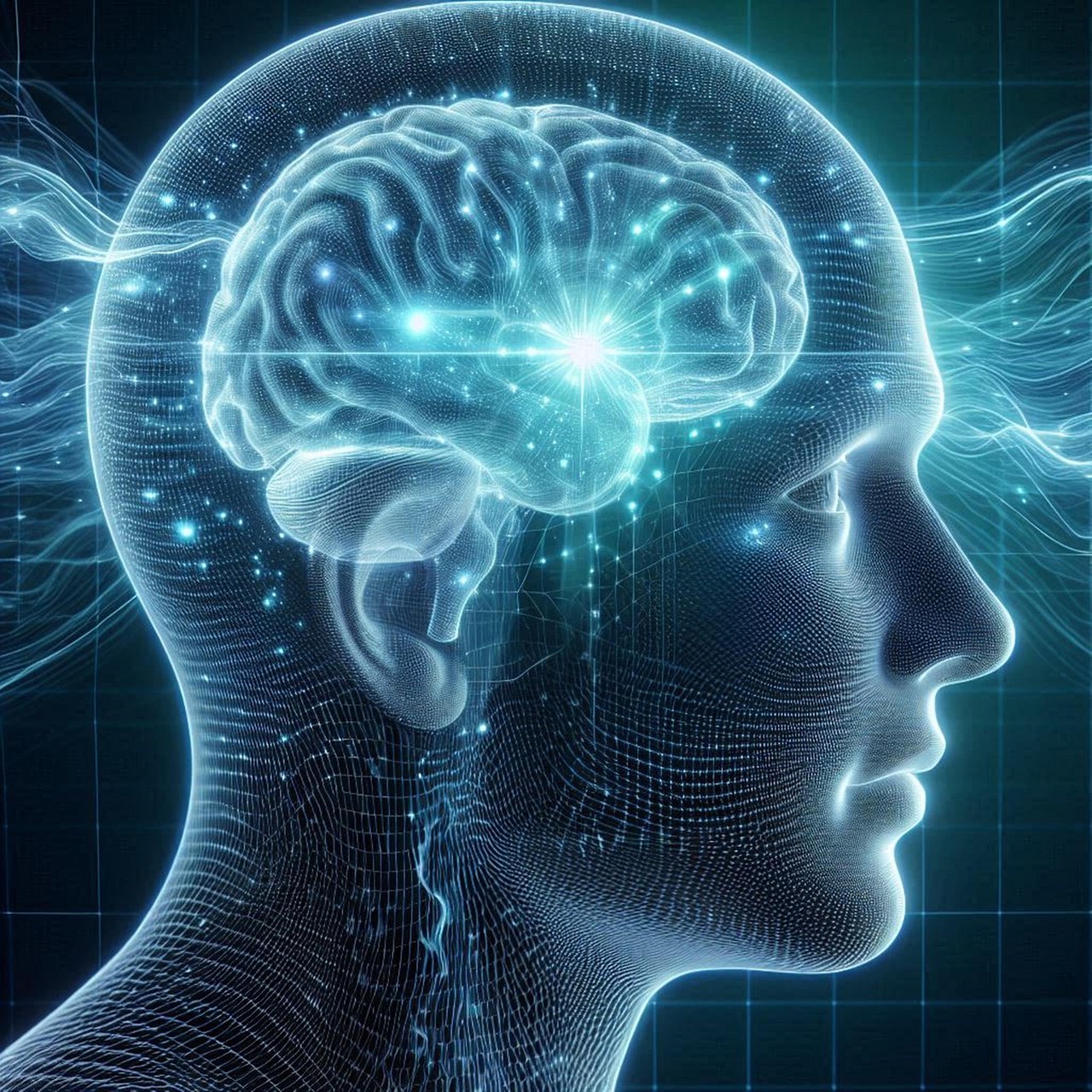 The Genius Wave Generic Brain Image